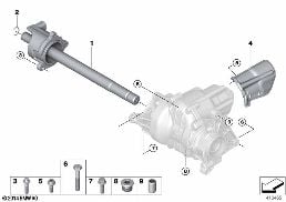 GEARBOX MOUNTING PARTS diagram for BMW 1 Series F40 116d