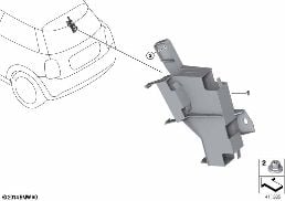 Tutucu, Kontrol ünitesi diagram for BMW MINI Cabrio F57 JCW