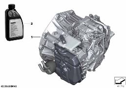 Automatische transmissie GA8F22AW diagram for BMW X1 F48 LCI 20dX