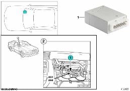 RELAY, WIPE-WASH MODULE A64 diagram for BMW 3 Series E36 325i