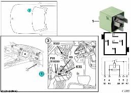 RELAY, CIGARETTE LIGHTER, AUSTRALIA K31 diagram for BMW 3 Series E36 325i