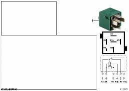 RELAY, FLASHING BEACONS K441 diagram for BMW 5 Series E60 LCI 535xi