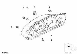 Tableau de bord diagram for BMW 3 Series E36 316i 1.9