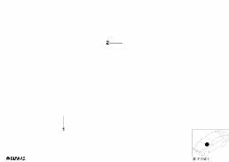 INDIVIDUAL HANDBRAKE LEVER AND COVER diagram for BMW 3 Series E36 320i