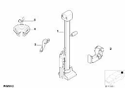 Trousse à outils/Cric diagram for BMW 7 Series E38 735iL