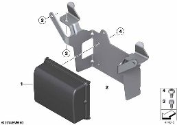 ACC-SENSOR diagram for BMW X5 F15 40eX