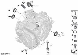 GA6F21AW MOUNTED PARTS/SEALS diagram for BMW MINI Countryman F60 Cooper