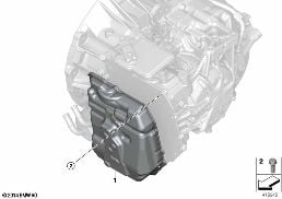 GA6F21AW OIL PAN diagram for BMW MINI Countryman F60 Cooper