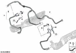 Tankentlüftungsventil diagram for BMW X5 M F85 X5 M