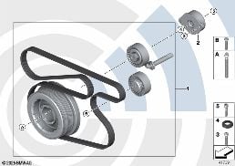 REP. KIT, DRIVEBELT ASSEMBLY,VALUE LINE