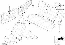 Seria indyw. 95 Open Air Japan diagram for BMW 3 Series E36 318ti