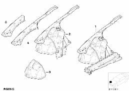 Passage de roue avant diagram for BMW 3 Series E46 M3
