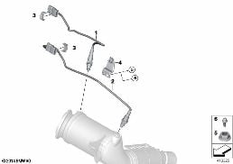 LAMBDA PROBE FIXINGS diagram for BMW 2 Series F46 Gran Tourer 220i