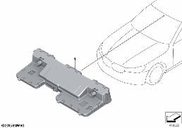 CAMERA-BASED DRIVER-ASSISTANCE SYSTEM diagram for BMW 7 Series G12 740LdX