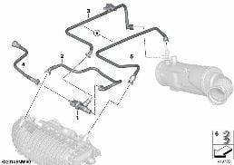 FUEL TANK BREATHER VALVE diagram for BMW i8 I15 i8