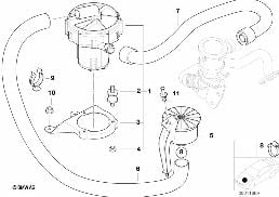 EMISSION CONTROL-AIR PUMP diagram for BMW 3 Series E46 318i