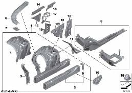 WHEELHOUSE/ENGINE SUPPORT