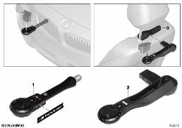 Uchwyt BMW Action-Cam diagram for BMW 7 Series E65 745i