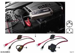 Chargeur de batterie diagram for BMW 5 Series E39 525td