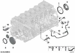 ENGINE BLOCK MOUNTING PARTS