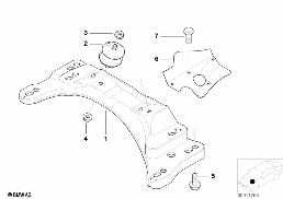 SUSPENSION AUTOMATIC TRANSMISSION diagram for BMW 3 Series E46 325i