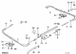 Schuifhefdak aandrijving diagram for BMW 5 Series E34 525ix