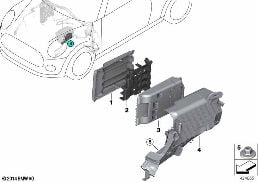 Rozdzielacz B+ diagram for BMW MINI F56 LCI JCW