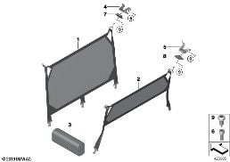 PARTITION NET diagram for BMW 2 Series F45 Active Tourer LCI 216d
