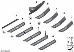 COVER, ENTRANCE diagram for BMW 6 Series F06 Gran Coupé 650i
