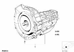AUTOMATIC TRANSMISSION diagram for BMW 6 Series E24 635CSi