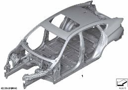 Armazón de carroceria diagram for BMW X6 F16 35iX