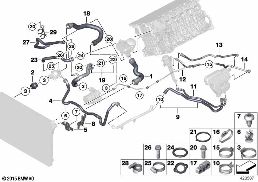 COOLING SYSTEM COOLANT HOSES