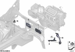 Boquillas diversas / juntas diagram for BMW X6 F16 35iX