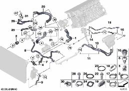 COOLING SYSTEM COOLANT HOSES