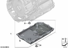 GA8P70H ελαιολεκάνη diagram for BMW 5 Series F10 LCI Hybrid 5
