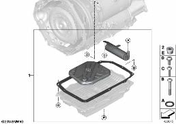 GA8HP76Z O-RING HYDR.IMPULSE RESERVOIR diagram for BMW 4 Series G82 M4 Coupé M4 Competition
