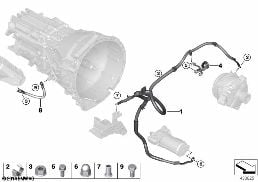 BATTERY CABLE diagram for BMW 3 Series F30 LCI 330i