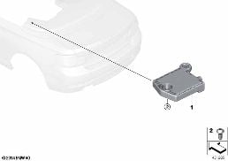 INDIVIDUAL PARTS FOR GPS/TV ANTENNAS diagram for BMW 2 Series F23 LCI 220i