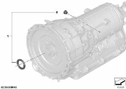 GA8P75HZ SEAL ELEMENTS, TRANS. HOUSING diagram for BMW 3 Series G21 Touring LCI 330eX