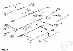 VARIOUS ADDITIONAL WIRING SETS diagram for BMW 3 Series E36 325i