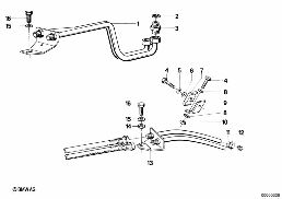 TRANSMISSION OIL COOLING diagram for BMW 5 Series E12 530i