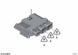 Grundsteuergerät DME / MEV1722D diagram for BMW MINI Paceman R61 Cooper