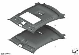 Individual Formhimmel Alcantara diagram for BMW X6 F16 28iX