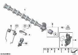 VALVE TIMING GEAR, ECCENTRIC SHAFT
