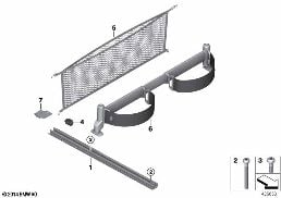 STRAP SYSTEM diagram for BMW X5 M F85 X5 M