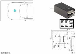 RELAY, DELAY diagram for BMW 3 Series E36 325i