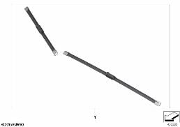 SET OF WIPER BLADES diagram for BMW 7 Series F01 LCI 740dX