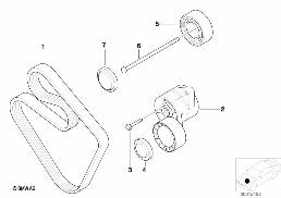 BELT DRIVE WATER PUMP/ALTERNATOR