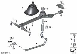 Schaltung mechanisches Getriebe diagram for BMW 3 Series F80 M3 M3