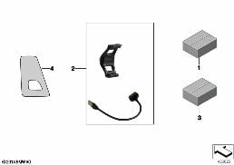BMW CLICK & DRIVE SYSTEM diagram for BMW 4 Series F33 425d